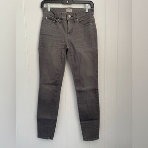 J. Crew Charcoal Skinny Jeans